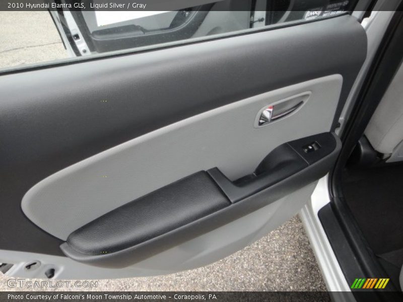 Liquid Silver / Gray 2010 Hyundai Elantra GLS