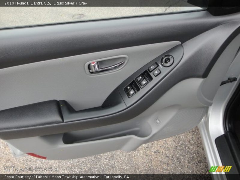 Liquid Silver / Gray 2010 Hyundai Elantra GLS