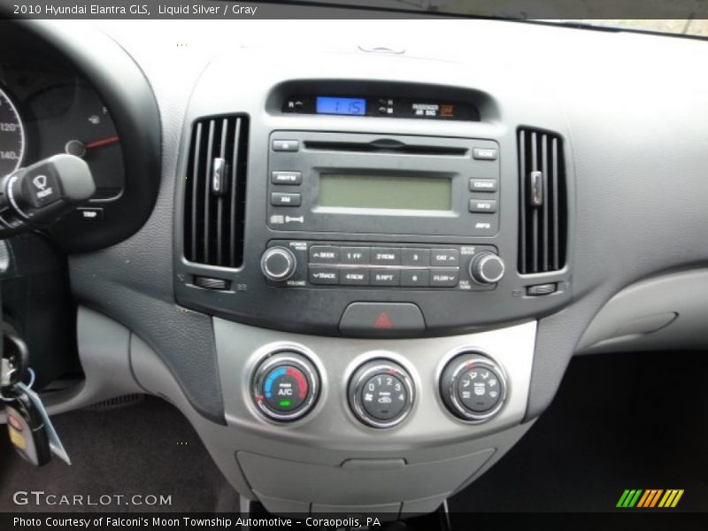 Liquid Silver / Gray 2010 Hyundai Elantra GLS