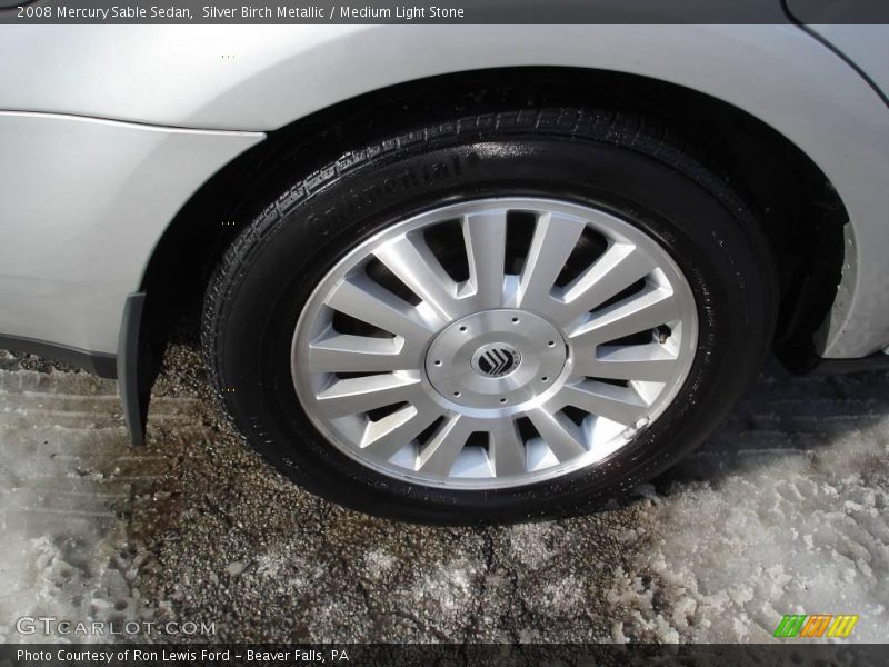 Silver Birch Metallic / Medium Light Stone 2008 Mercury Sable Sedan
