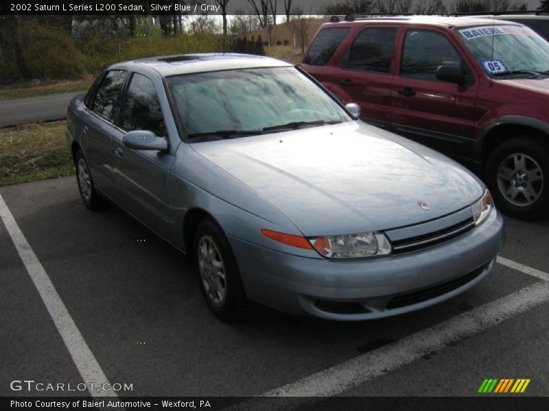 Silver Blue / Gray 2002 Saturn L Series L200 Sedan