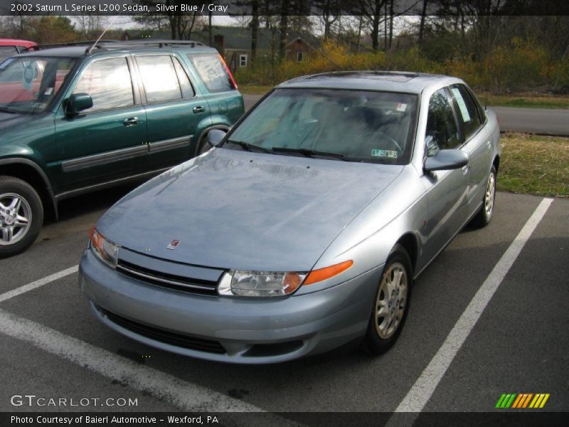 Silver Blue / Gray 2002 Saturn L Series L200 Sedan