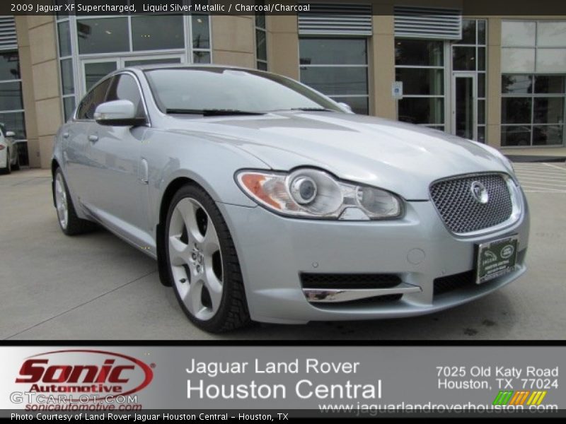 Liquid Silver Metallic / Charcoal/Charcoal 2009 Jaguar XF Supercharged