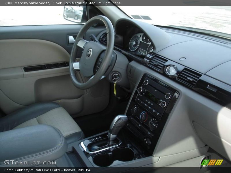 Silver Birch Metallic / Medium Light Stone 2008 Mercury Sable Sedan