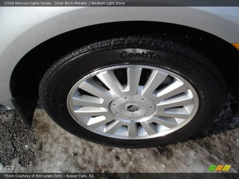 Silver Birch Metallic / Medium Light Stone 2008 Mercury Sable Sedan