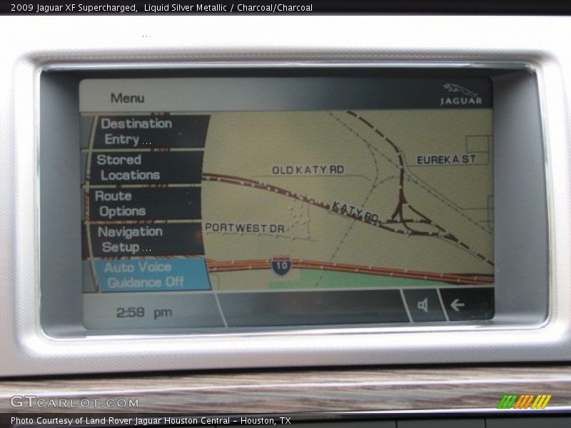 Liquid Silver Metallic / Charcoal/Charcoal 2009 Jaguar XF Supercharged