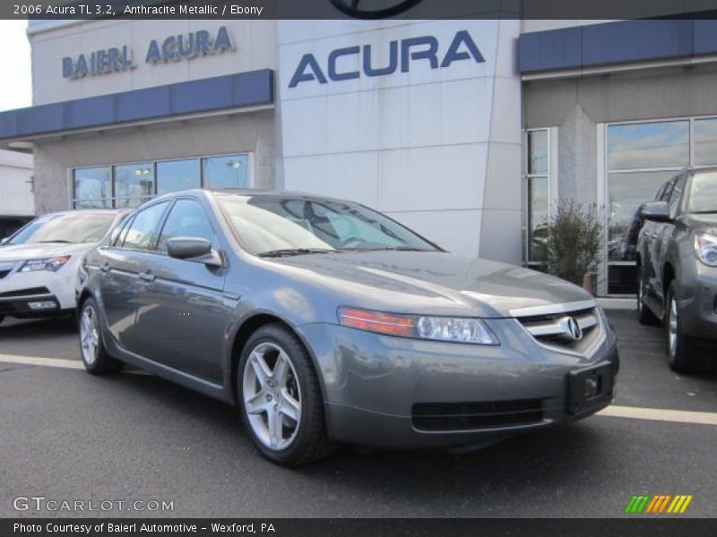 Anthracite Metallic / Ebony 2006 Acura TL 3.2