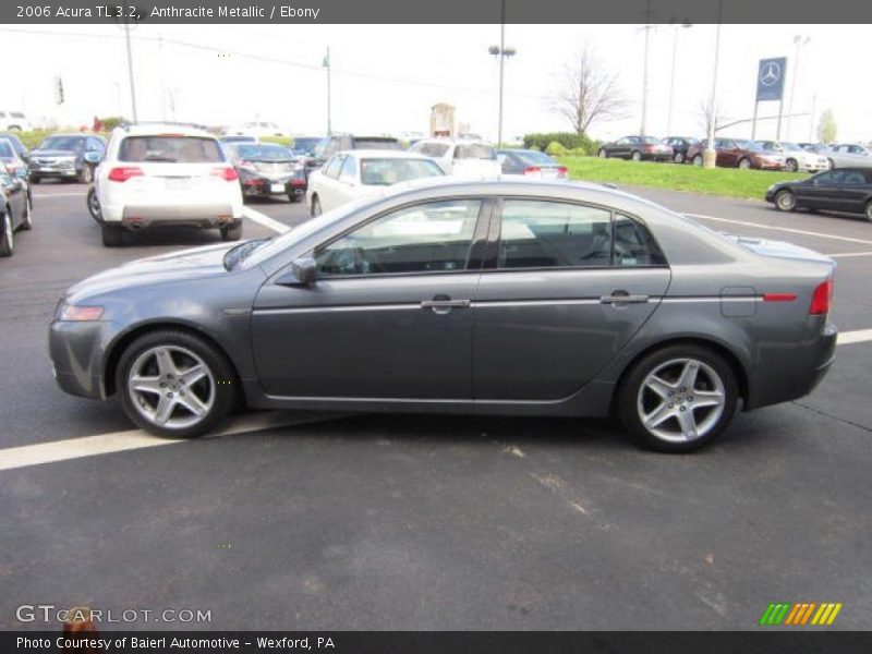 Anthracite Metallic / Ebony 2006 Acura TL 3.2