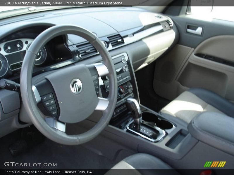 Silver Birch Metallic / Medium Light Stone 2008 Mercury Sable Sedan