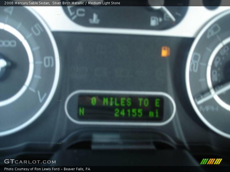 Silver Birch Metallic / Medium Light Stone 2008 Mercury Sable Sedan