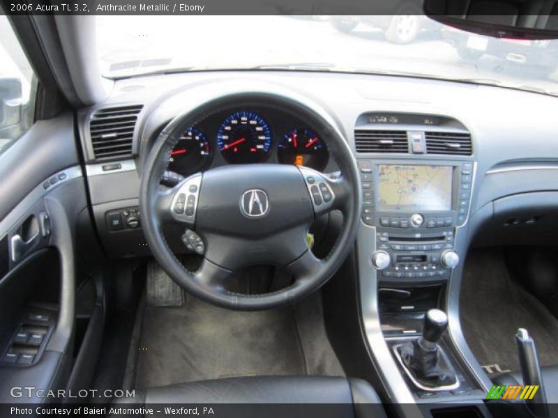 Anthracite Metallic / Ebony 2006 Acura TL 3.2