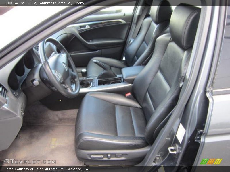 Anthracite Metallic / Ebony 2006 Acura TL 3.2
