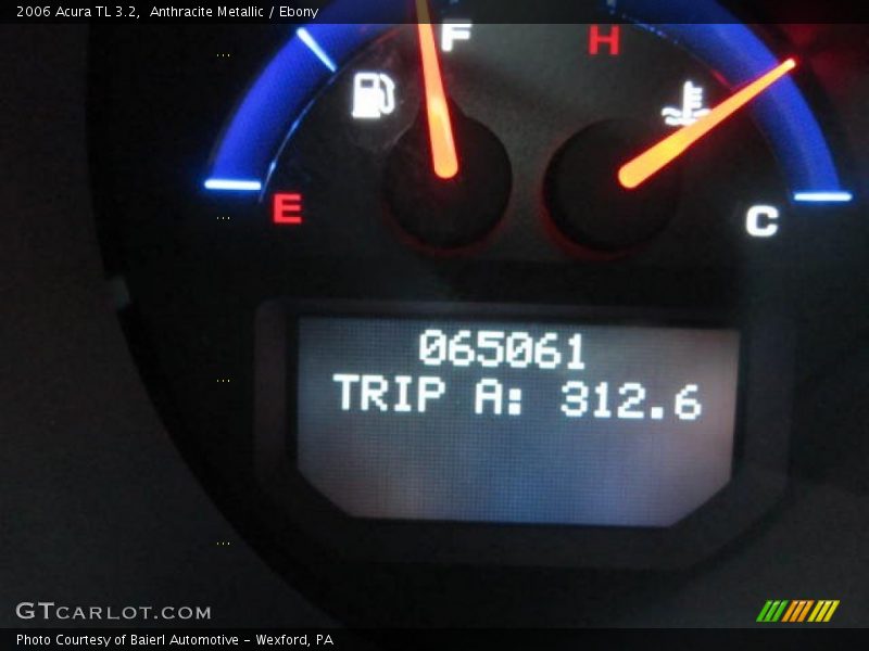Anthracite Metallic / Ebony 2006 Acura TL 3.2