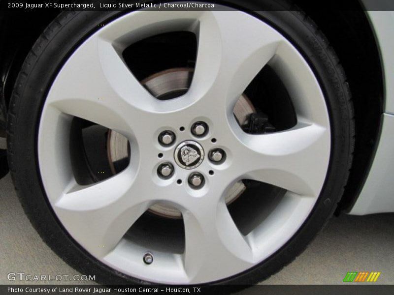 Liquid Silver Metallic / Charcoal/Charcoal 2009 Jaguar XF Supercharged