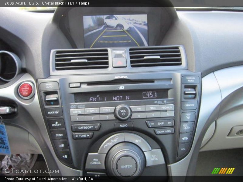 Crystal Black Pearl / Taupe 2009 Acura TL 3.5