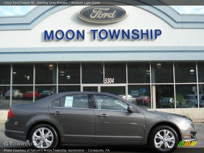 Sterling Grey Metallic / Medium Light Stone 2012 Ford Fusion SE