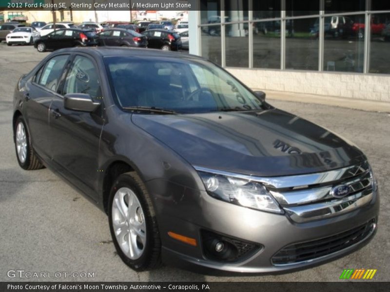 Sterling Grey Metallic / Medium Light Stone 2012 Ford Fusion SE