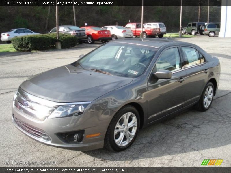 Sterling Grey Metallic / Medium Light Stone 2012 Ford Fusion SE
