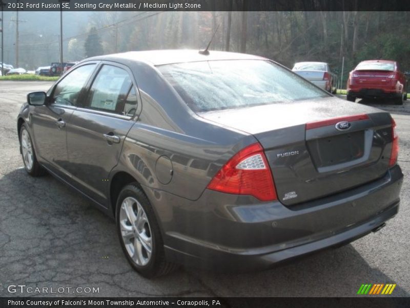 Sterling Grey Metallic / Medium Light Stone 2012 Ford Fusion SE