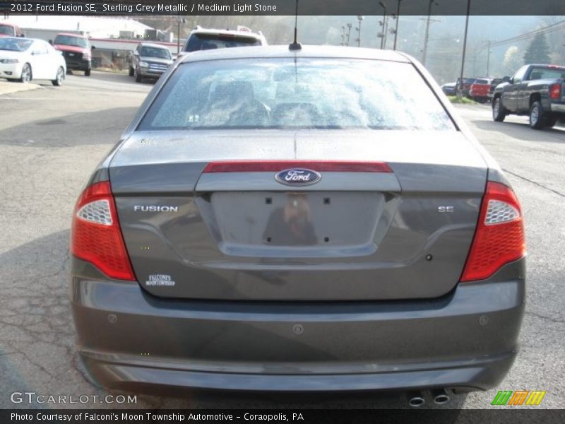 Sterling Grey Metallic / Medium Light Stone 2012 Ford Fusion SE