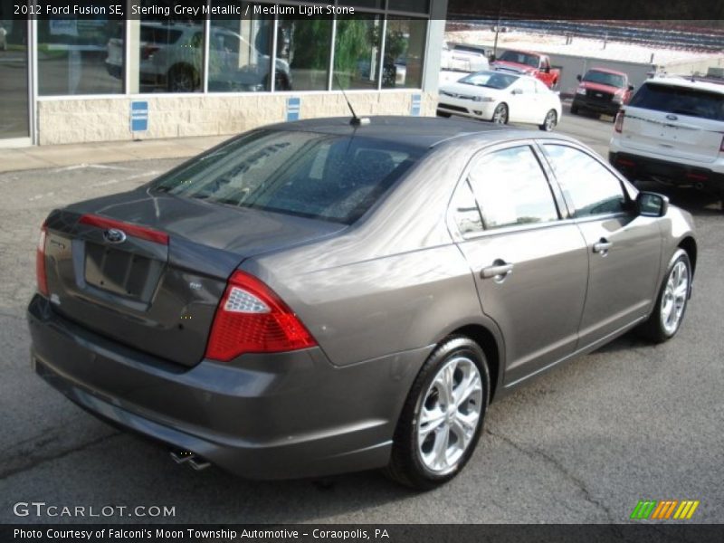 Sterling Grey Metallic / Medium Light Stone 2012 Ford Fusion SE