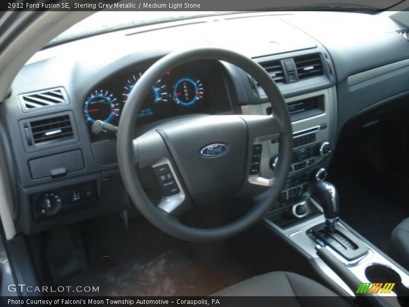 Sterling Grey Metallic / Medium Light Stone 2012 Ford Fusion SE