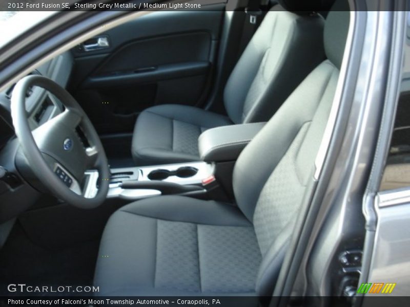 Sterling Grey Metallic / Medium Light Stone 2012 Ford Fusion SE