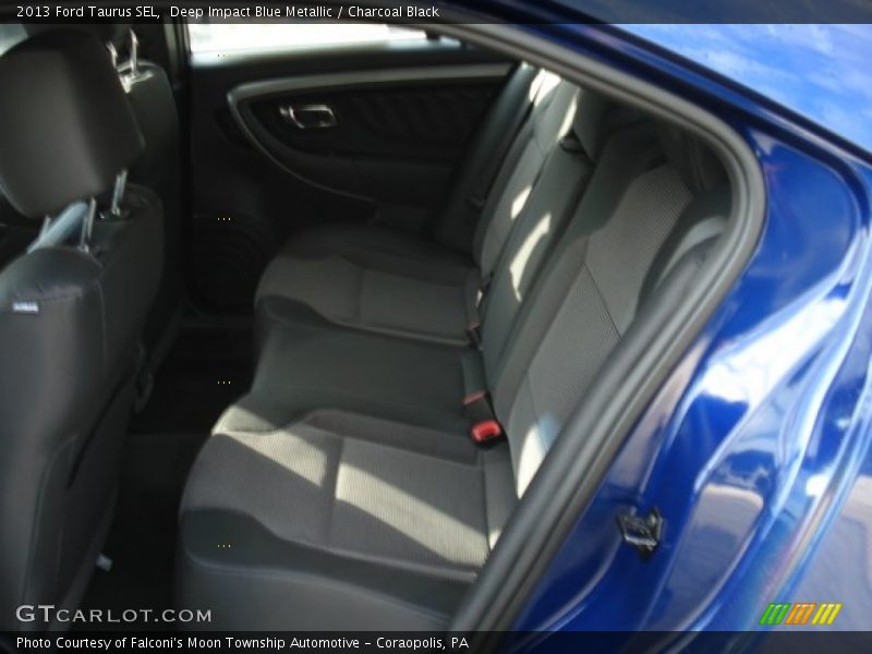 Deep Impact Blue Metallic / Charcoal Black 2013 Ford Taurus SEL