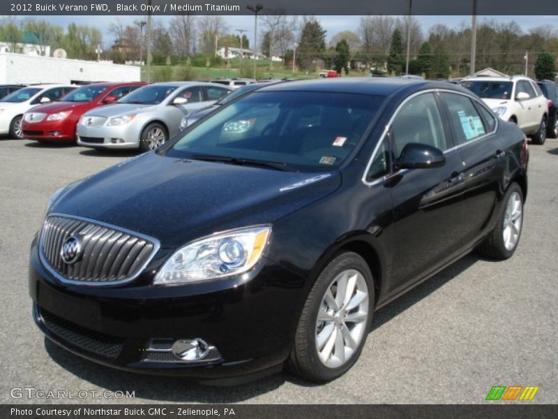 Black Onyx / Medium Titanium 2012 Buick Verano FWD