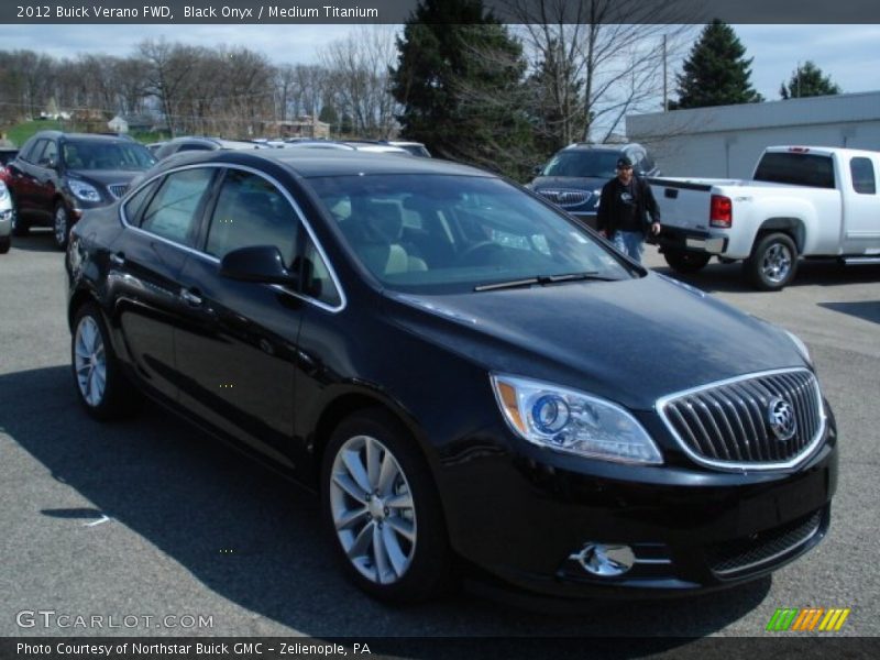 Black Onyx / Medium Titanium 2012 Buick Verano FWD