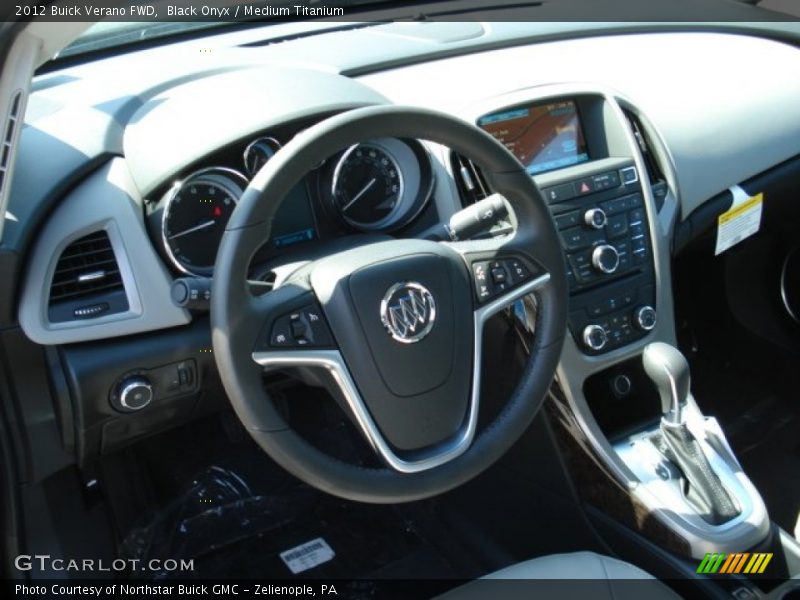 Black Onyx / Medium Titanium 2012 Buick Verano FWD