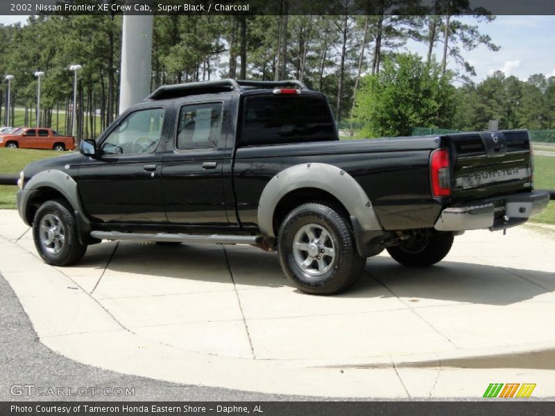 Super Black / Charcoal 2002 Nissan Frontier XE Crew Cab