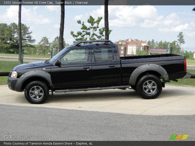 Super Black / Charcoal 2002 Nissan Frontier XE Crew Cab