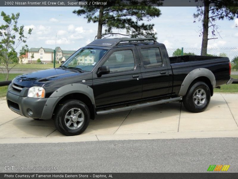 Super Black / Charcoal 2002 Nissan Frontier XE Crew Cab