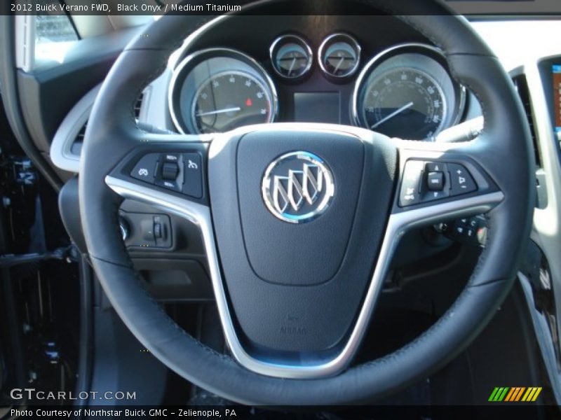 Black Onyx / Medium Titanium 2012 Buick Verano FWD