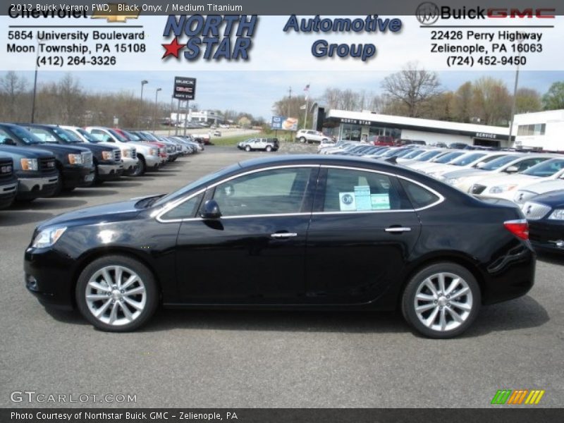 Black Onyx / Medium Titanium 2012 Buick Verano FWD