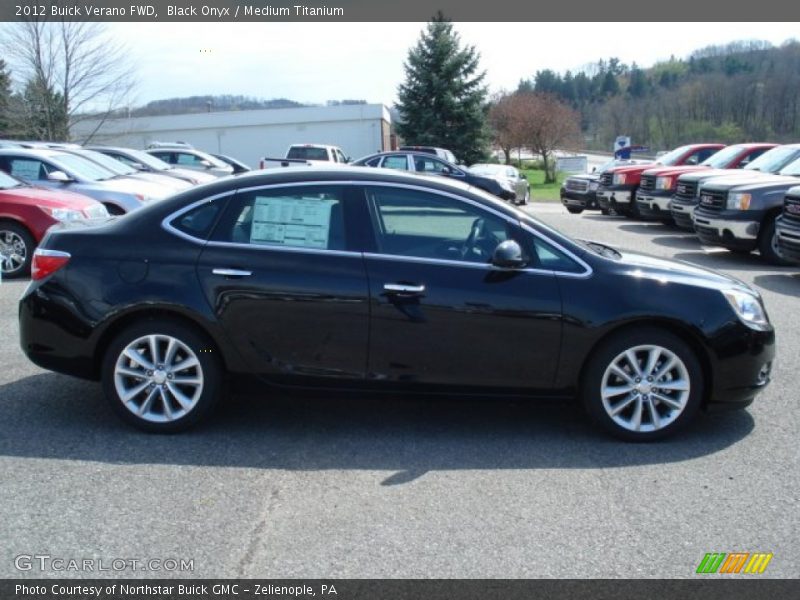 Black Onyx / Medium Titanium 2012 Buick Verano FWD