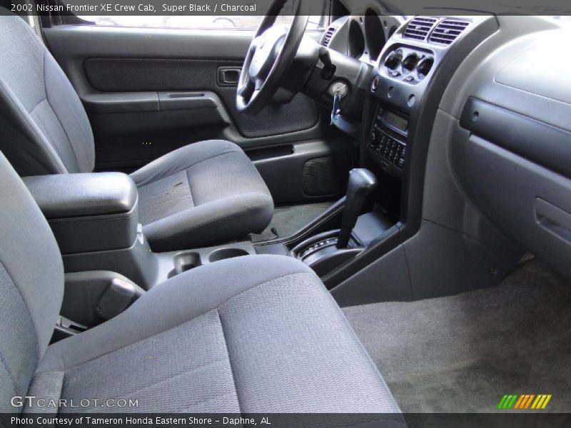 Super Black / Charcoal 2002 Nissan Frontier XE Crew Cab