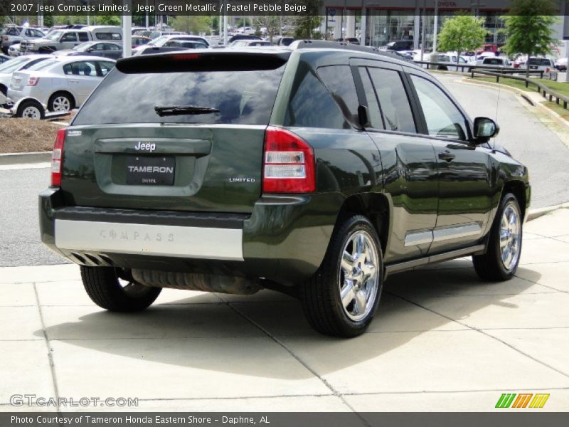 Jeep Green Metallic / Pastel Pebble Beige 2007 Jeep Compass Limited