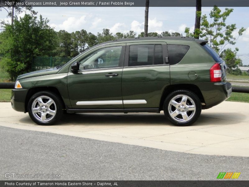 Jeep Green Metallic / Pastel Pebble Beige 2007 Jeep Compass Limited