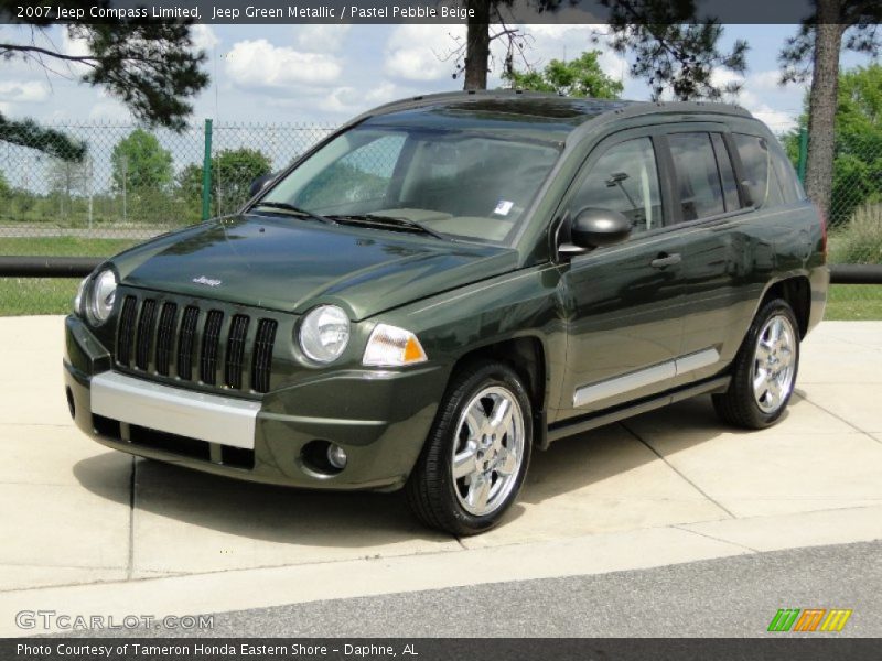 Jeep Green Metallic / Pastel Pebble Beige 2007 Jeep Compass Limited