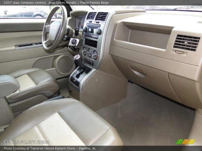 Jeep Green Metallic / Pastel Pebble Beige 2007 Jeep Compass Limited
