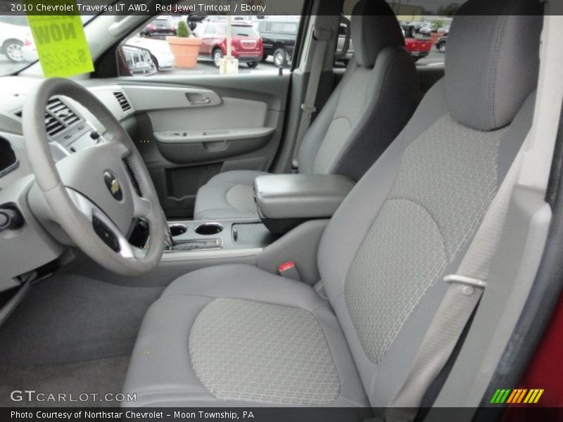 Red Jewel Tintcoat / Ebony 2010 Chevrolet Traverse LT AWD