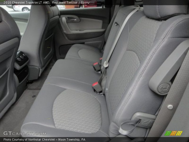 Red Jewel Tintcoat / Ebony 2010 Chevrolet Traverse LT AWD