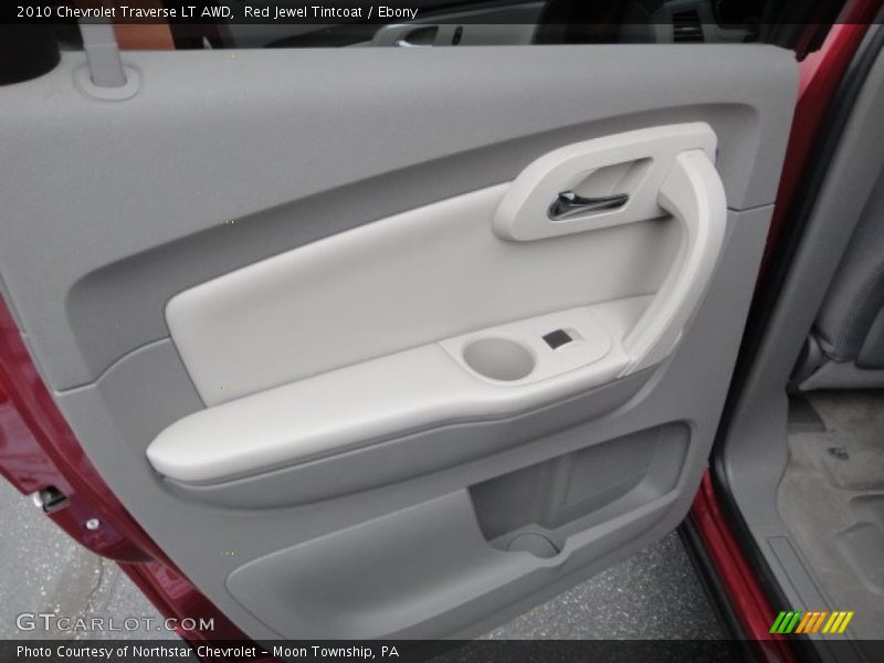Red Jewel Tintcoat / Ebony 2010 Chevrolet Traverse LT AWD