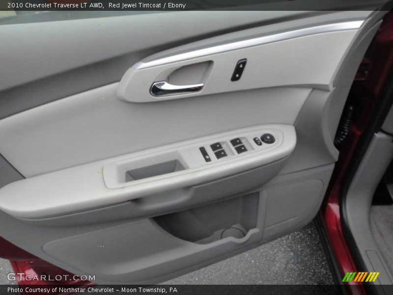 Red Jewel Tintcoat / Ebony 2010 Chevrolet Traverse LT AWD