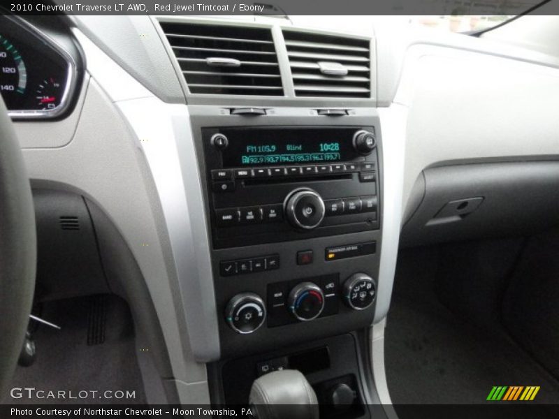 Red Jewel Tintcoat / Ebony 2010 Chevrolet Traverse LT AWD
