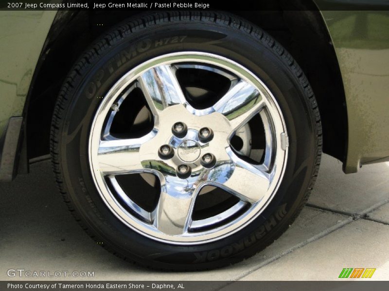 Jeep Green Metallic / Pastel Pebble Beige 2007 Jeep Compass Limited