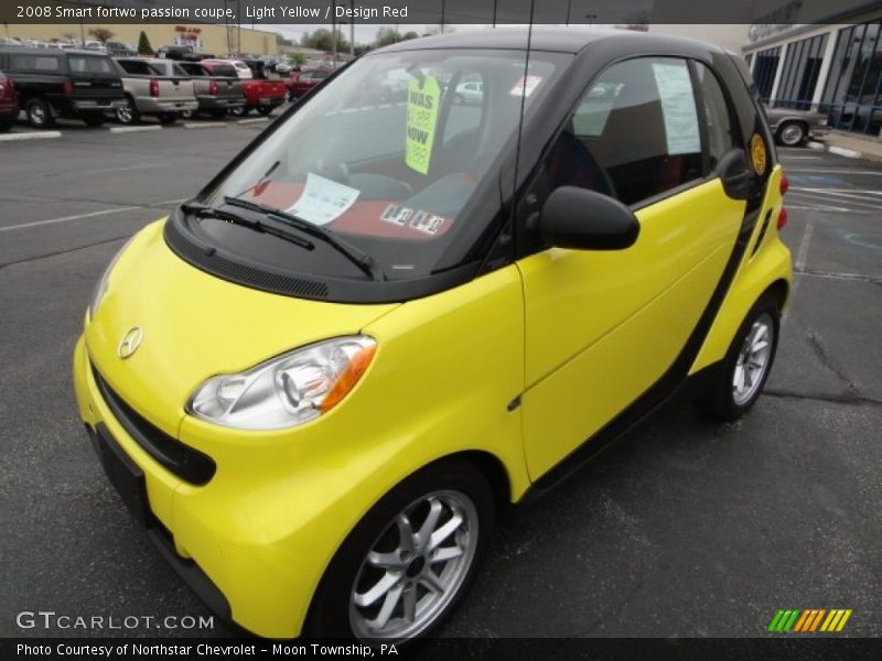 Front 3/4 View of 2008 fortwo passion coupe