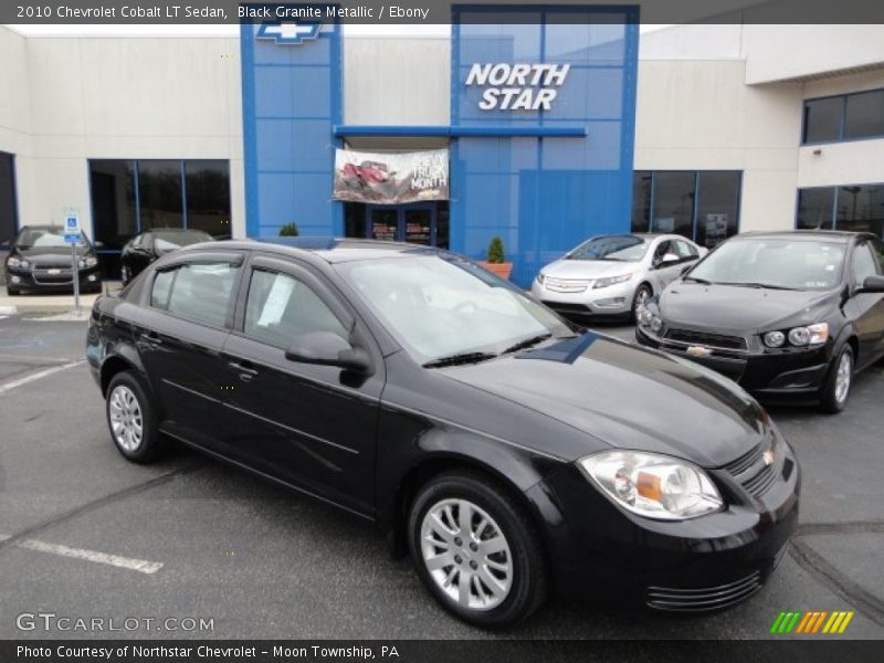 Black Granite Metallic / Ebony 2010 Chevrolet Cobalt LT Sedan